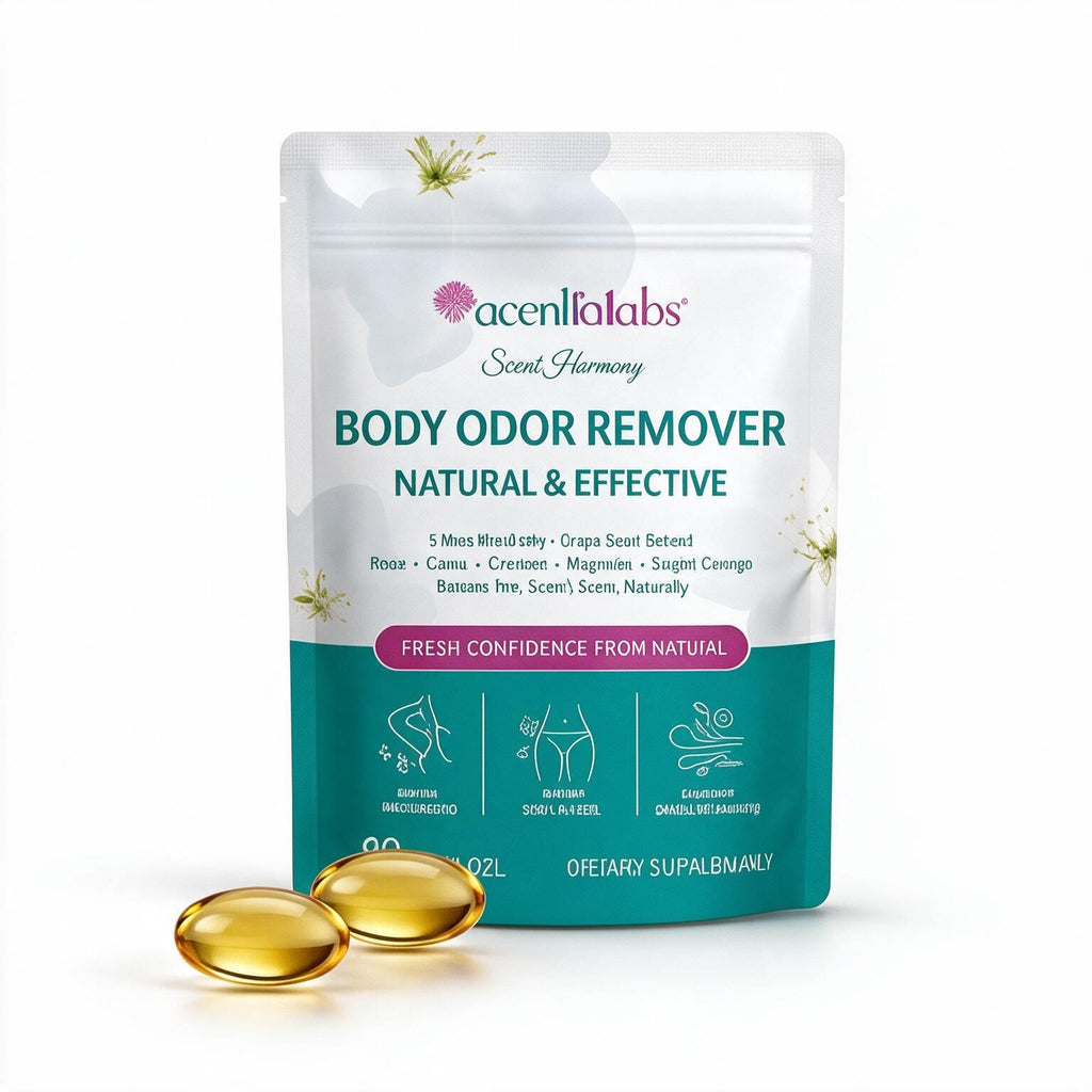 Eliminador de olor corporal: Scent Harmony, tu dosis diaria de frescura (120 cápsulas blandas)